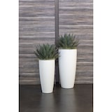 thumbnail of Blumentopf / Pflanztopf, Höhe 70 cm,  Ø 36, weiß, matt, 16 l Inhalt, mit herausnehmbarem Pflanz-Einsatz, aus hochwertigem Polyethylen
