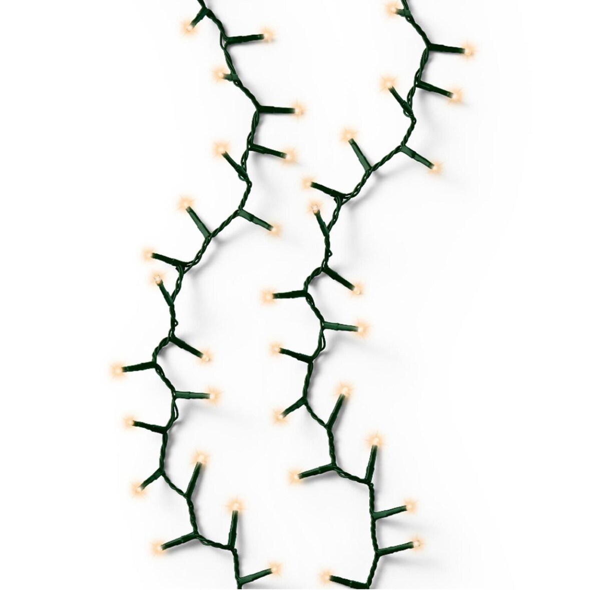 LED Baummantel Lichterkette 1-2 GLOW 5 Stränge 400LED H: 1,5m Timer für Außen