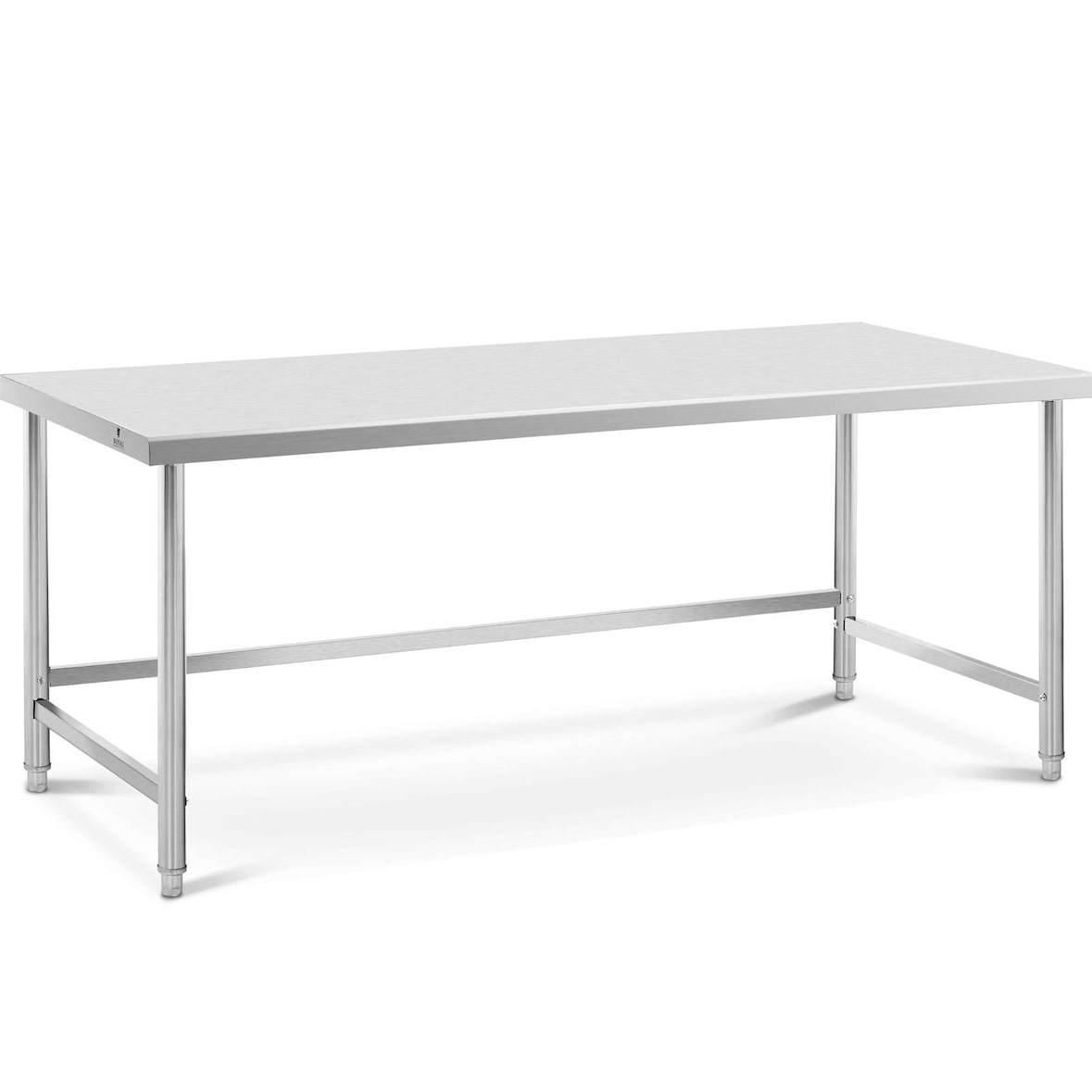 Royal Catering Edelstahl-Arbeitstisch - ECO - 200 x 90 cm - 300 kg -