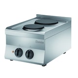 thumbnail of Fornuis | Elektrisch | 2 Platen | 1x 2.6kW + 1x 1.5kW | 400x595x330(h)mm
