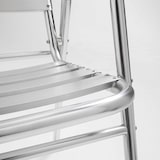 thumbnail of Table de jardin ronde et 4 chaises aluminium gris - Oviala