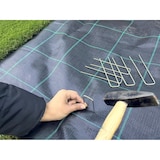 thumbnail of KIT 100 Estacas para Fixação de Redes de Ferro Galvanizado Anti-ferrugem 150 x 30 x 3 mm por Yelloo