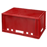 thumbnail of 4 Stück E3 Kisten 600 x 400 x 300 mm Fleischkiste Lagerkiste Metzgerkiste in rot