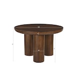 thumbnail of SIT Möbel Esstisch rund | Ø 120 cm | Mangoholz massiv braun | B 120 x T 120 x H 76 cm | 14720-30 | Serie RONDURA