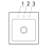 thumbnail of Villeroy&Boch Spülbecken, Küchenspüle Subway 45 XS Almond 475x510mm, Unterschrankbreite 45cm