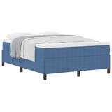 thumbnail of vidaXL Bedframe 140x200 cm ribfluweel blauw