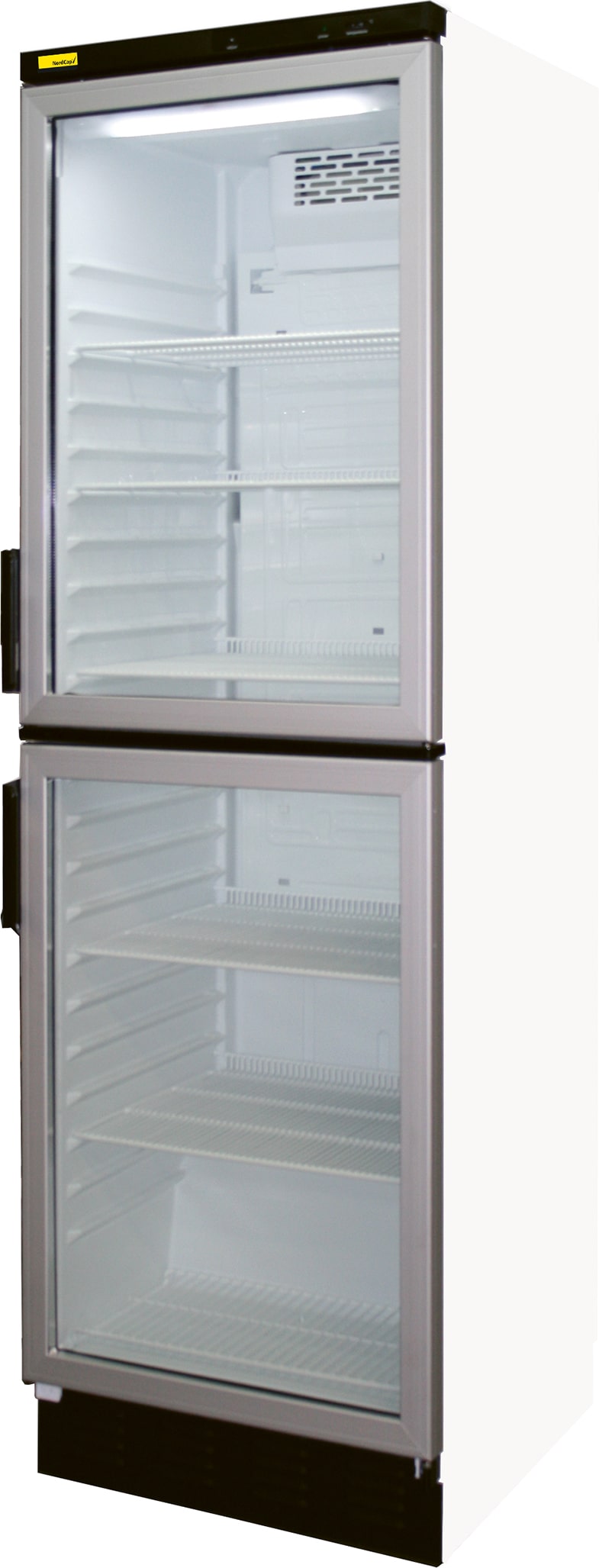 NordCap KU 407 2-G LED, 350 Liter, weiß