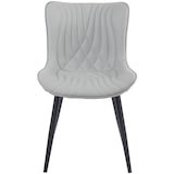 thumbnail of Lot de 2 chaises Brady Gris/Similicuir