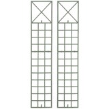 thumbnail of 2er Set Rankgitter Trigo antik-grün