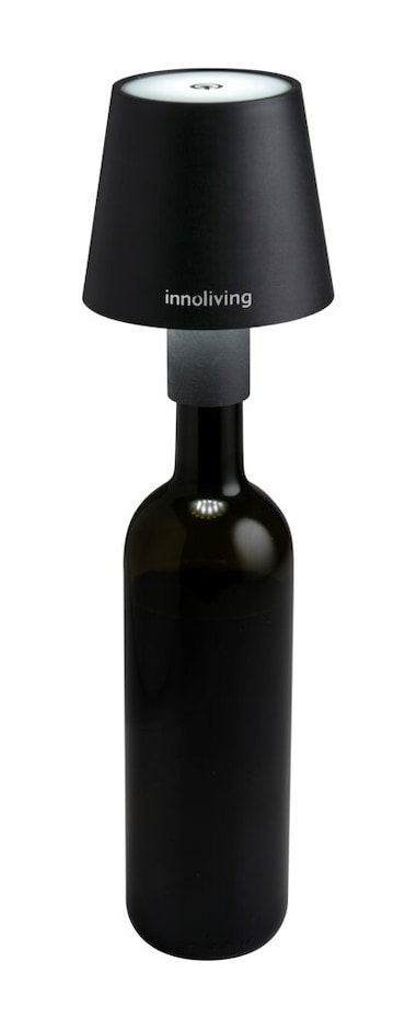 Innoliving Lampada Da Tavolo LED Ricaricabile INN-291 – Luci Calda, Fredda E Naturale – Touch E Dimmerabile – Nero