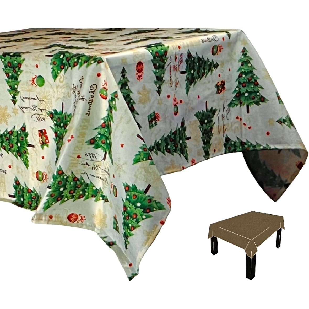 Kerst Tafelkleed - Kersttafelkleed - Tafellaken - 150 x 250 cm - Kerstmis