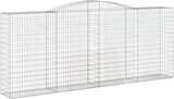 thumbnail of vidaXL Gabionen mit Hochbogen 7 Stk. 400x50x160/180cm Verzinktes Eisen