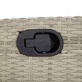 thumbnail of vidaXL Tuinstoelen 2 st verstelbaar voetensteun poly rattan lichtgrijs