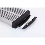 thumbnail of Tostador horizontal Jata TT591 grande (35 x 25 cm) con 5 barras de cuarzo. Mueble y parrilla de acero inox. 3 potencias de calor
