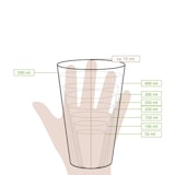 thumbnail of Pappbecher (beschichtet) 500 ml / 20 oz, Ø 90 mm, weiß, 1000 Stück