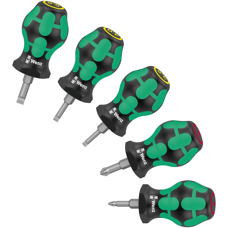 Wera Stubby Set 1 Einzeln Schraubendreher mit einer Richtung