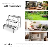 thumbnail of tectake Scaffale per piante a 3 piani - 401711