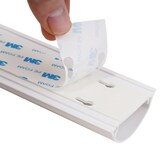 thumbnail of PVC Kabelkanal Halbrund 100/7/2cm Weiß