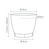 thumbnail of MONOUSO - Plastic Beker PS Crystal "Cool Cup" 250ml (25 stuks)