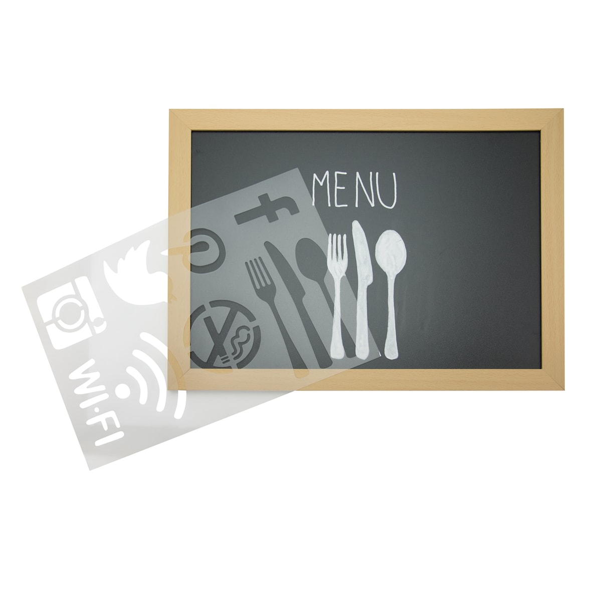 Securit® Set van 6 Sjablonen voor Krijtstiften