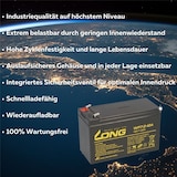 thumbnail of Bleiakku kompatibel DM12-7.2 Brandmelder 12V 7,2 Ah F2 Accu
