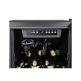 thumbnail of LS38BLACK Cave de mise à température 38 bouteilles avec pompe à vide d'air intégrée, La Sommelière