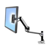 thumbnail of Ergotron LX Monitorarm mit Tastatur als Tischhalterung