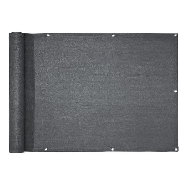 Balkonsichtschutz Grau / 90 x 500 cm