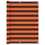thumbnail of Helloshop26 - Paravento per balcone frangivista 120 x 400 cm tessuto Oxford arancione e marrone 02_0010314