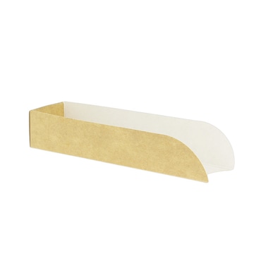 MONOUSO - Porta Hot Dog Kraft 17x5x3,5cm (100 Unidades)