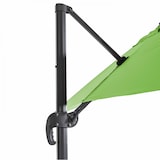 thumbnail of Offset parasol 2x3 m en 4 invulpanelen, groen aluminium