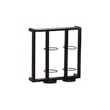 thumbnail of SIT Möbel Wandregal-Set | 6-teilig | 2 Körbe | Halterung für 8 Flaschen und 9 Gläser | Metall | Serie THIS & THAT | antikschwarz