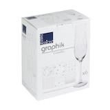 thumbnail of Coffret de 6 flûtes à champagne Graphik 19 cl -  19.00 cl Transparent / Cristal Rond Verre Cristallin Table Passion 5.00x5.00 cm