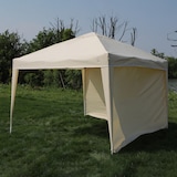 thumbnail of SVITA PAGO Gartenpavillon Partyzelt Pavillon faltbar Pop-Up Gartenzelt mit Fenster Beige