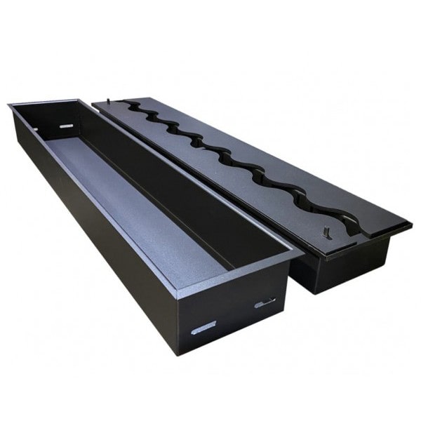 FALA 200 - Queimador/inserto de bioetanol embutido com recipiente de segurança 120 cm / capacidade 10L