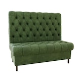 thumbnail of Gastro Sitzbank | Exklusiv | Grüner Samtstoff | 140 cm breit