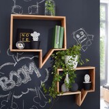 thumbnail of FineBuy 2er Set Wandregale Massivholz Akazie Regal Wand Wandboard Cubes Neu