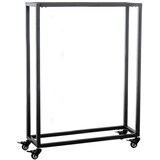 thumbnail of DELUKE® Kaminholzregal innen Metall BETTA mit Rollen, 25x60x100 Brennholzregal innen Kaminholzständer Kaminholzhalter Feuerholzregal
