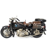 thumbnail of Moritz Motorad mit Beiwagen Chopper Oldtimer Motorrad Modell Metall Zinn Deko