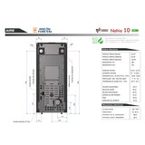 thumbnail of TJ - Estufa de Pellet Canalizable Nahia de 9,5 kW - Color Negro