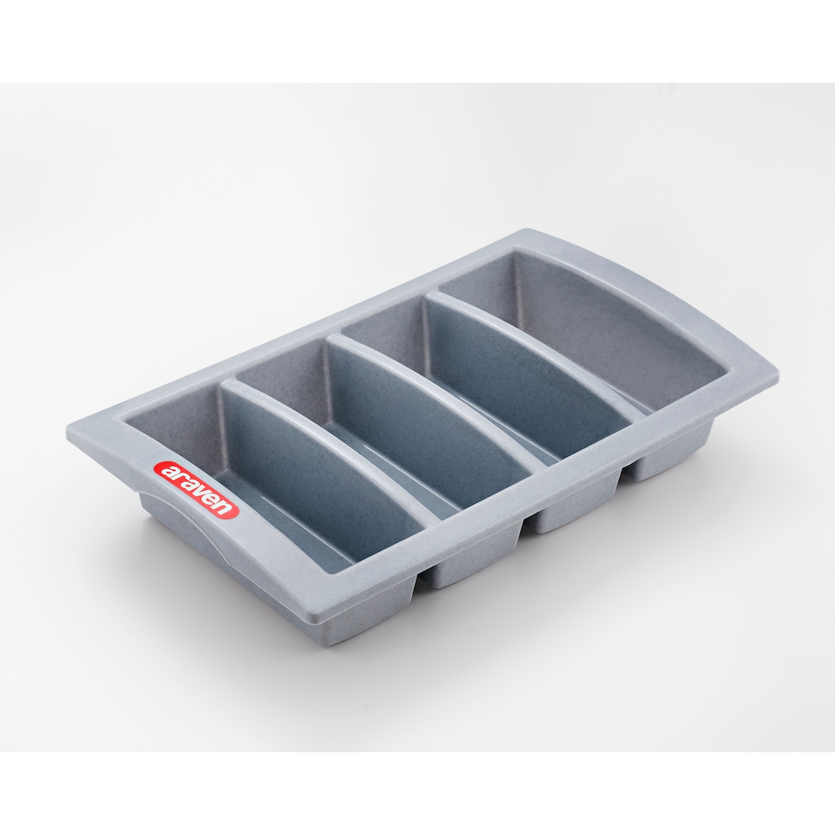 Araven Besteckkasten, 1/1 GN, Kunststoff, stapelbar, 4 Fächer