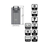 thumbnail of Komplett Set - Zapfanlage, Bierzapfanlage - Kontakt 40 2-leitig Trockenkühler, Durchlaufkühler 50 L/h, Green Line, Zapfkopf 2:ohne,Zapfkopf:NC Adapter