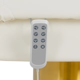thumbnail of Helloshop26 - Elektrische Massageliege und Rollhocker mit Rückenlehne Tragkraft 200 kg weiß/gold beheizt gold/weiß 14_0010005