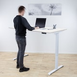 thumbnail of Schreibtisch elektrisch höhenverstellbar, Ergonomische Arbeitstisch, Gestell und Tischplatte