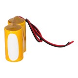 thumbnail of Akkupack 2,4V 4500mAh 4,5Ah für Notlicht Notbeleuchtung Notlampe Reihe m. Kabel D