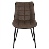 thumbnail of Helloshop26 - 2-delige bruine synthetische keuken-/eetkamerstoelen 19_0000413