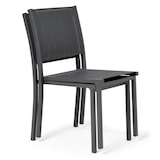 thumbnail of Table et 10 chaises de jardin aluminium céramique gris