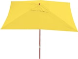 thumbnail of Sonnenschirm Florida, Gartenschirm Marktschirm, 3x4m Polyester/Holz 6kg ~ gelb