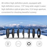 thumbnail of Caméra Sport 4K Ultra HD Étanche WiFi Pour Plongée Et Activités Extérieures Noire YONIS