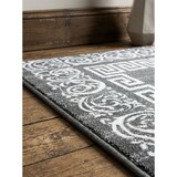 thumbnail of Teppich Waschbar Klassisch Modern Strapazierfähig Esszimmer Flur Grau 160x230 cm OEKO-TEX Fußbodenheizung geeignet – ASPEN von Kadima Design